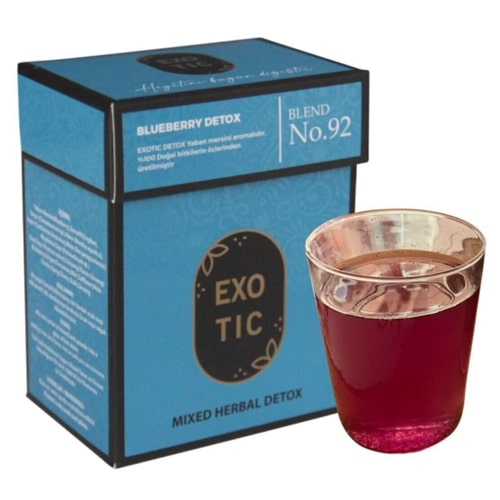 2 Kutu Exotic Blueberry Detox Çayı - Ücretsiz Kargo