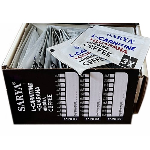 2 Kutu Sarya Lcarnitine Guarana Hindiba Kahve